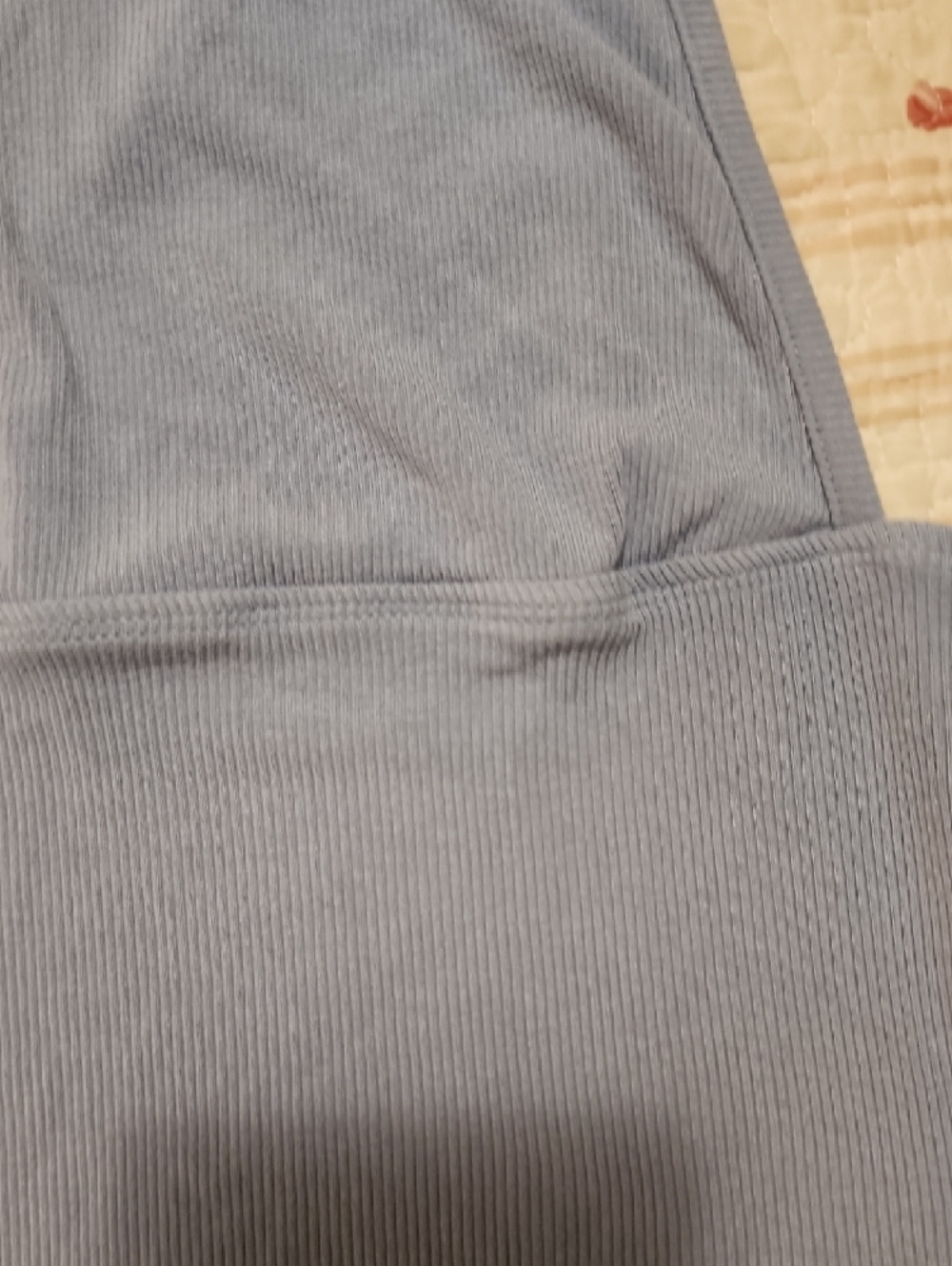 SHEIN Ribbed Light Blue Tank - Picture 3 of 4